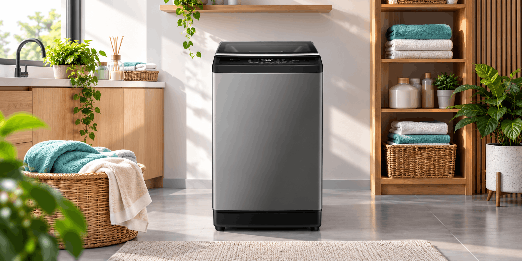 Lave linge Top HISENSE WT3K1423UT 14kg - Silver